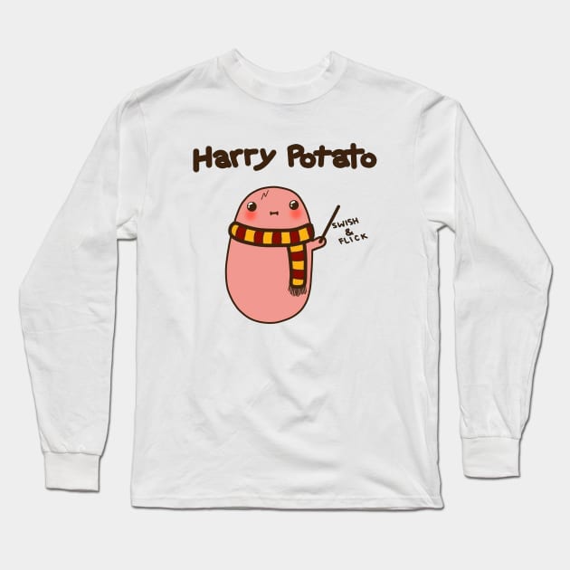 Kawaii Potato Long Sleeve T-Shirt by Willibrooks